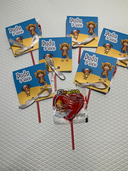 Pirulitos Personalizados One Piece - Imagem 4