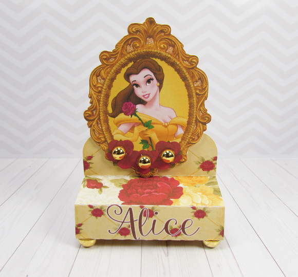 Porta Bis Duplo Personalizado a Bela e a Fera