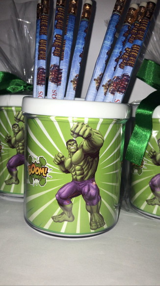 Porta Lápis em Acrílico Personalizado Hulk - Imagem 2