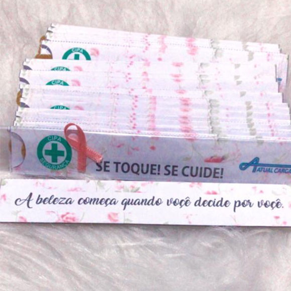 Porta Lixa De Unha Outubro Rosa - Imagem 2