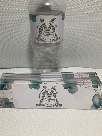 30 Rotulo Adesivo para Água Personalizado Casamento - Imagem 2