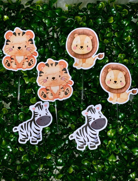 Toppers Para Docinhos Safari - Imagem 2