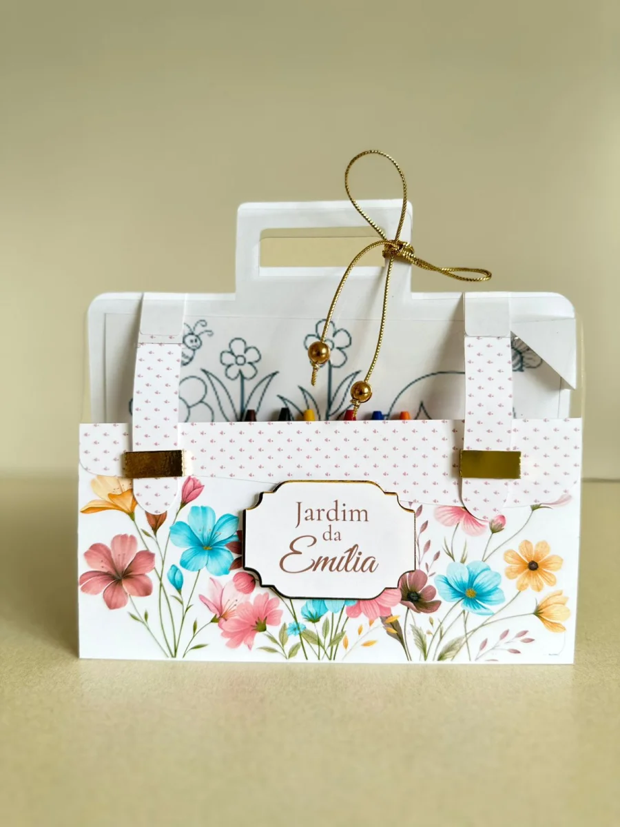 Kit de Colorir Jardim Encantado | Lembrancinha Infantil Personalizada - Imagem 6