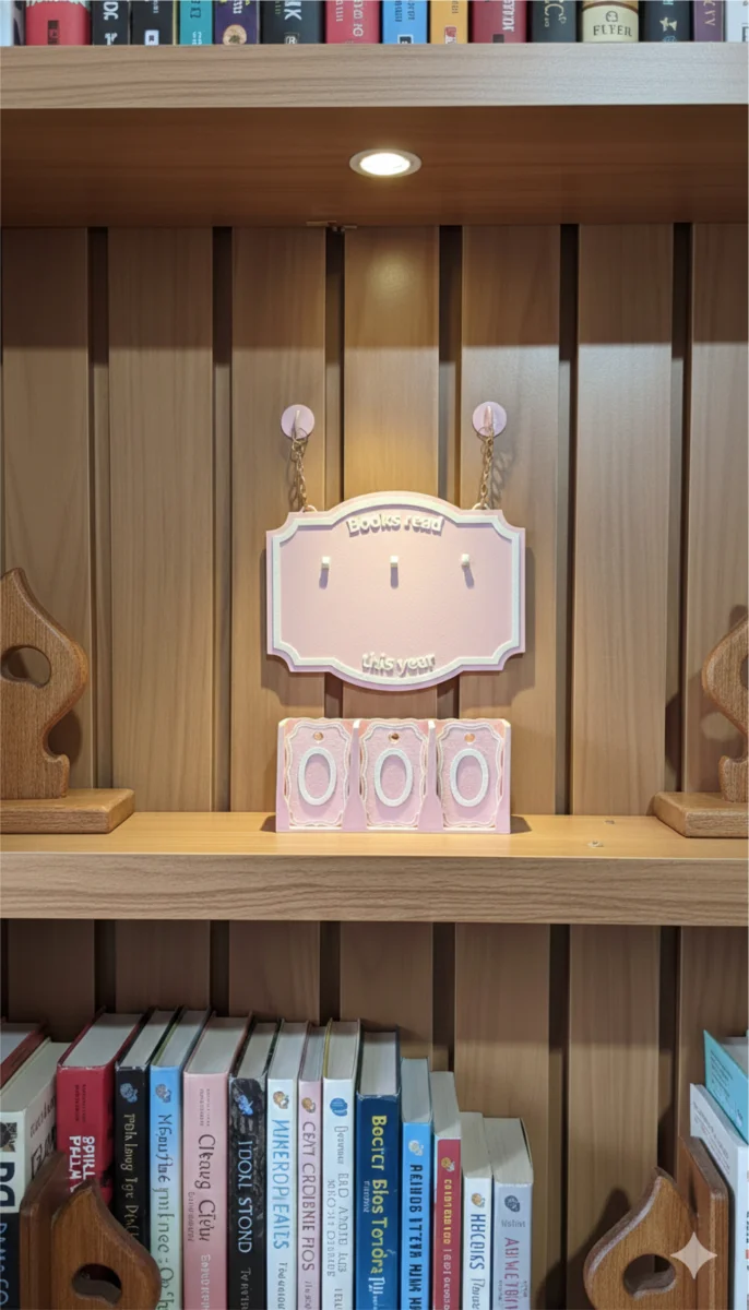 Mini Contador de livros (Impressão 3D) - Imagem 1