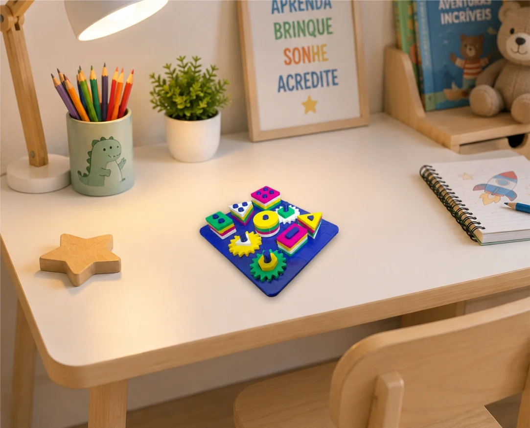 Brinquedo Educativo Montessori Infantil em Impressão 3D
