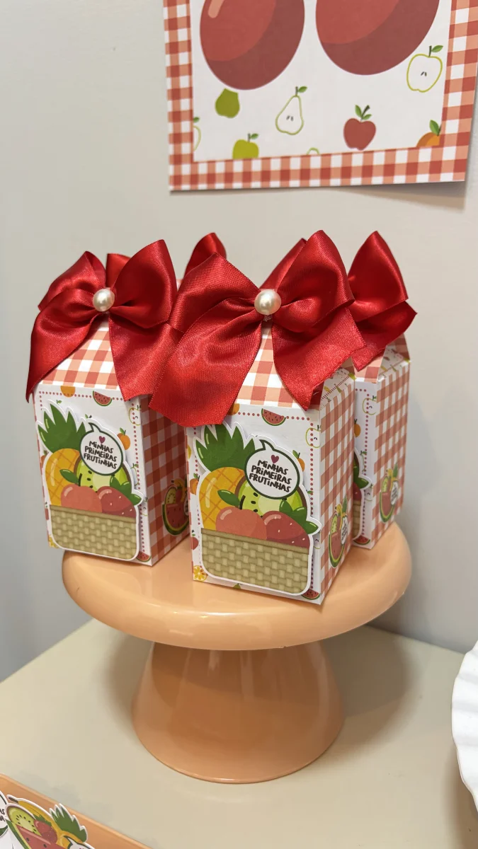 Kit festa personalizado só um bolinho tema frutinhas - personalizo em todos os temas - Imagem 7