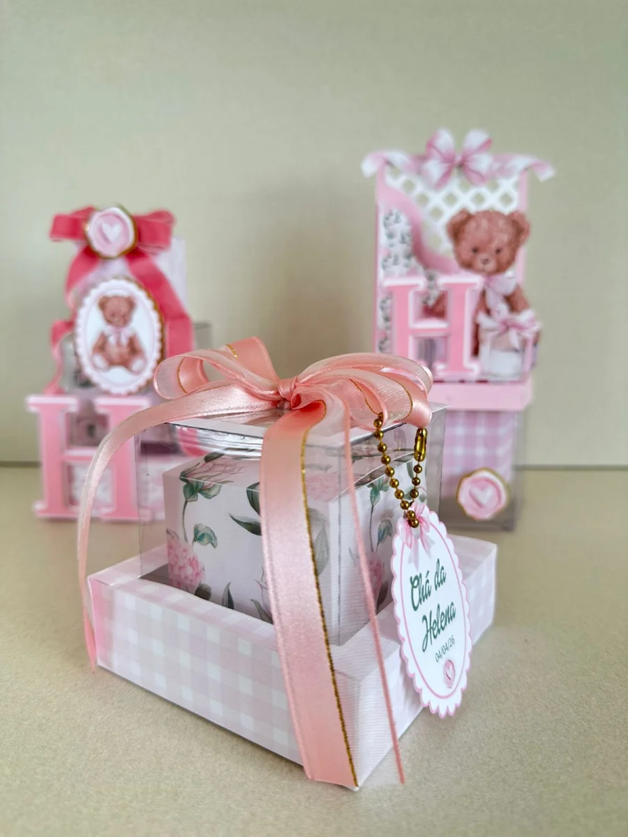 Kit Excellence Chá de Bebê Personalizado 20 Peças | Papelaria Personalizada Premium - Imagem 2
