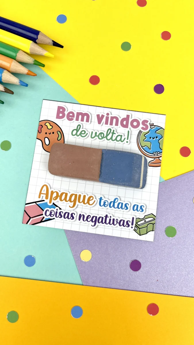 Arquivo Digital Volta as Aulas - Card com Balinhas (copia) - Imagem 1