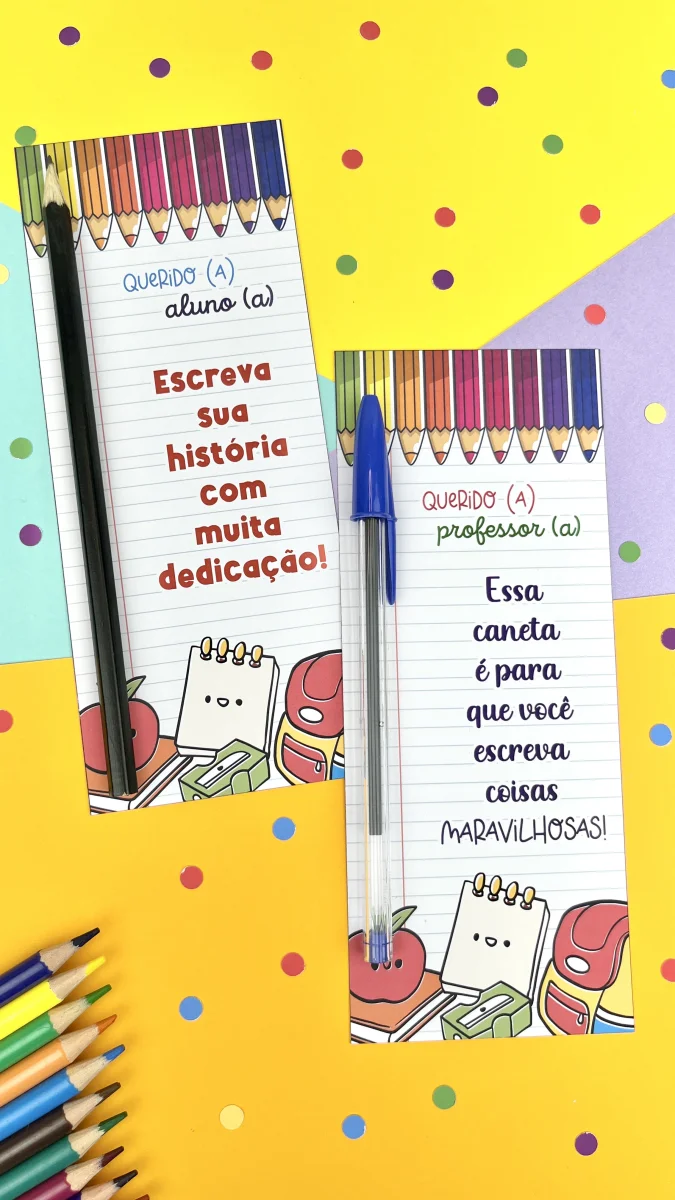 Arquivo Digital Card Aluno - Lápis -Volta às Aulas - Imagem 5