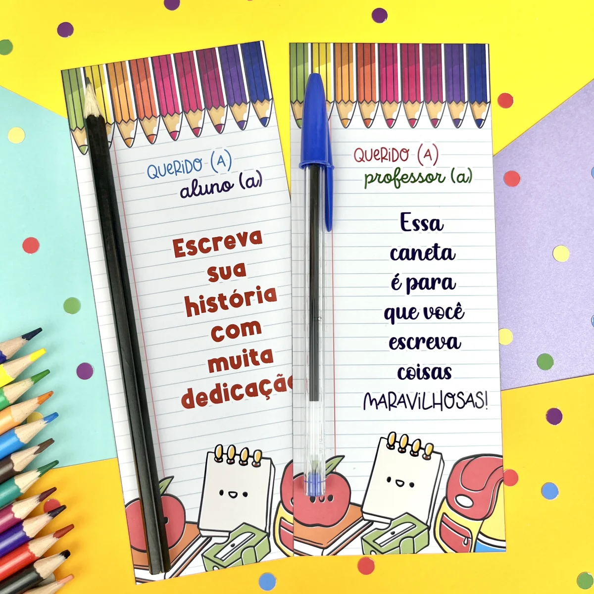 Arquivo Digital Card Aluno - Lápis -Volta às Aulas - Imagem 6