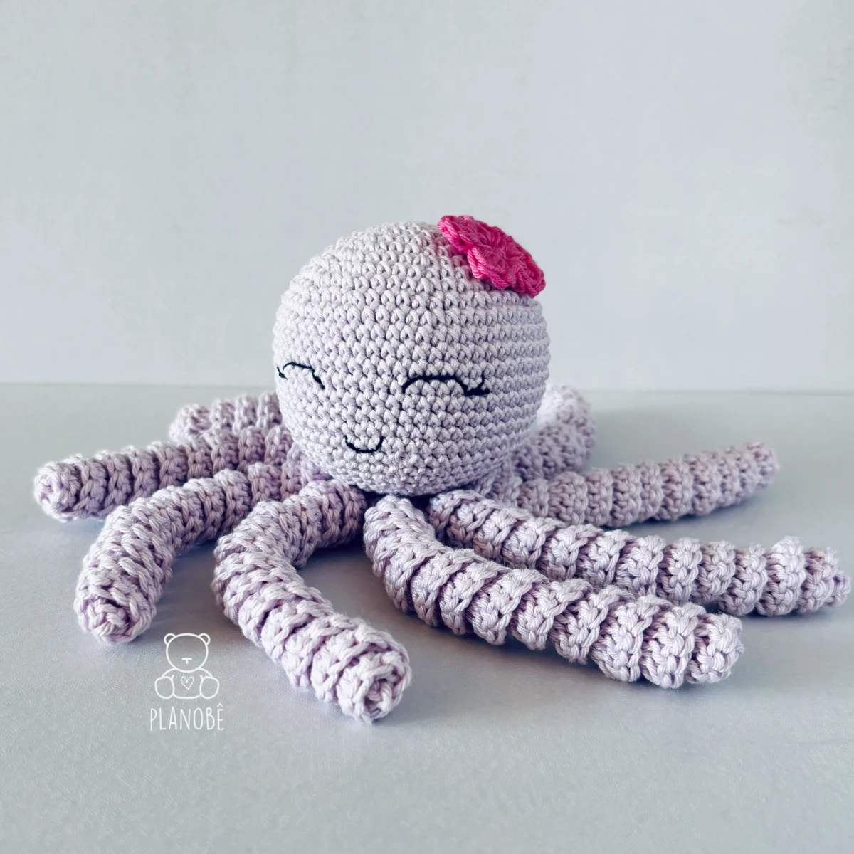 Polvo Soninho Amigurumi - Imagem 3
