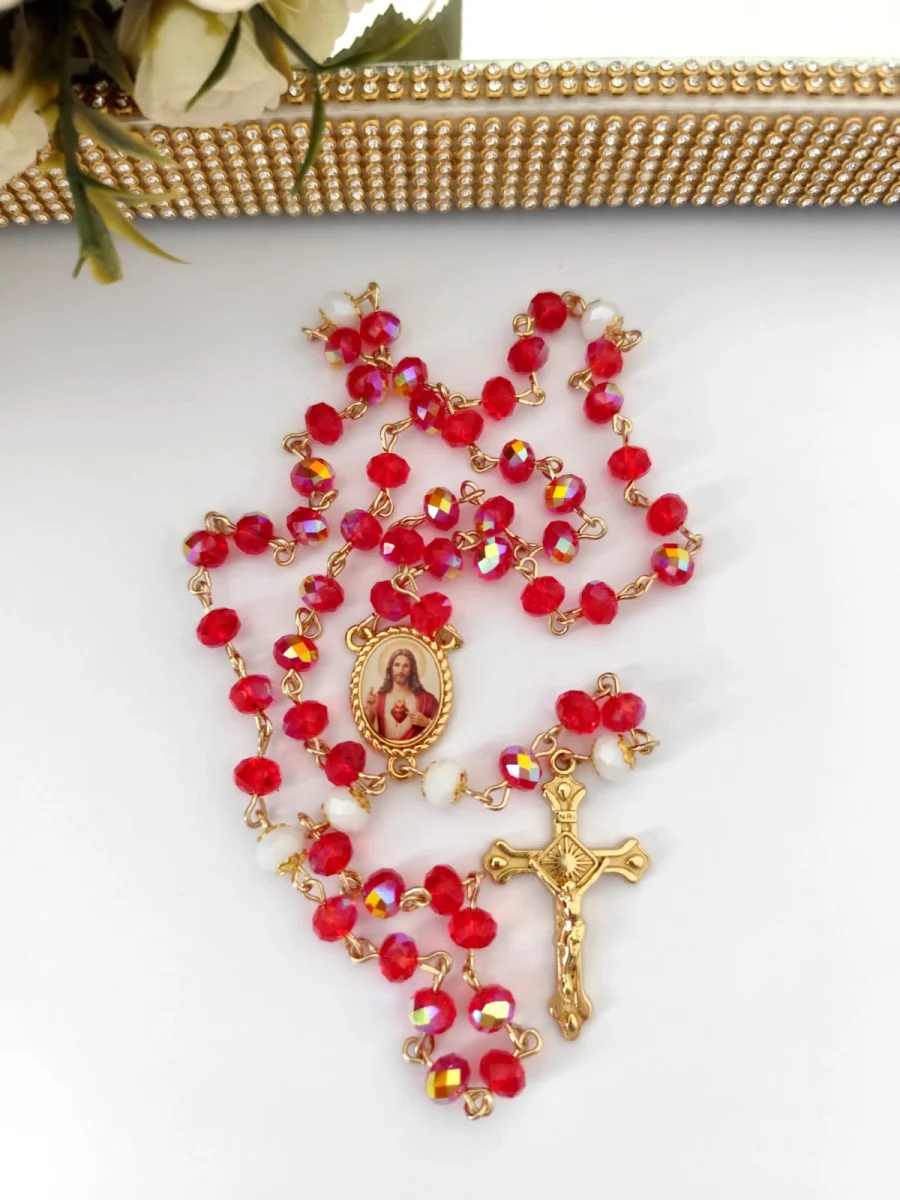 Terço Sagrado Coração de Jesus - Imagem 1