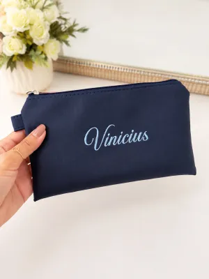 Nécessaire Slim Masculina Personalizada com Nome