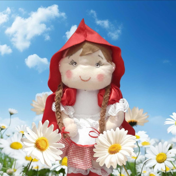 Chapeuzinho Vermelho em Feltro - Imagem 2