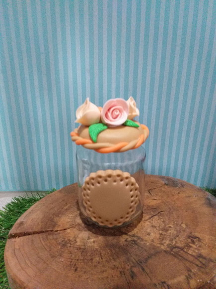 Pote Decorado Rosas - Imagem 2