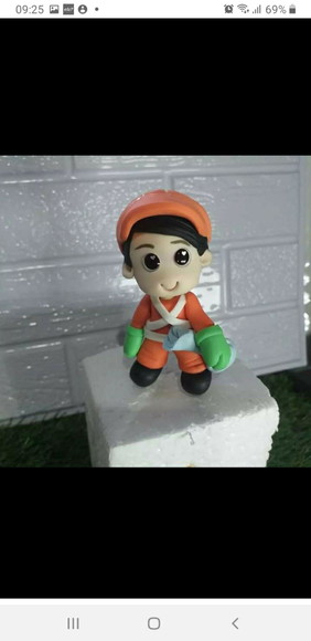 Vela Personalizada Coletor de Lixo/gari Profissões - Imagem 3