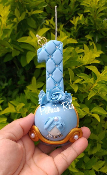 Vela Personalizada Tema Cinderela - Imagem 2