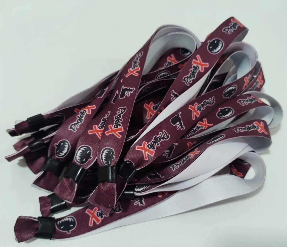 Pulseiras Personalizadas de Tecido 30 unds - Imagem 4