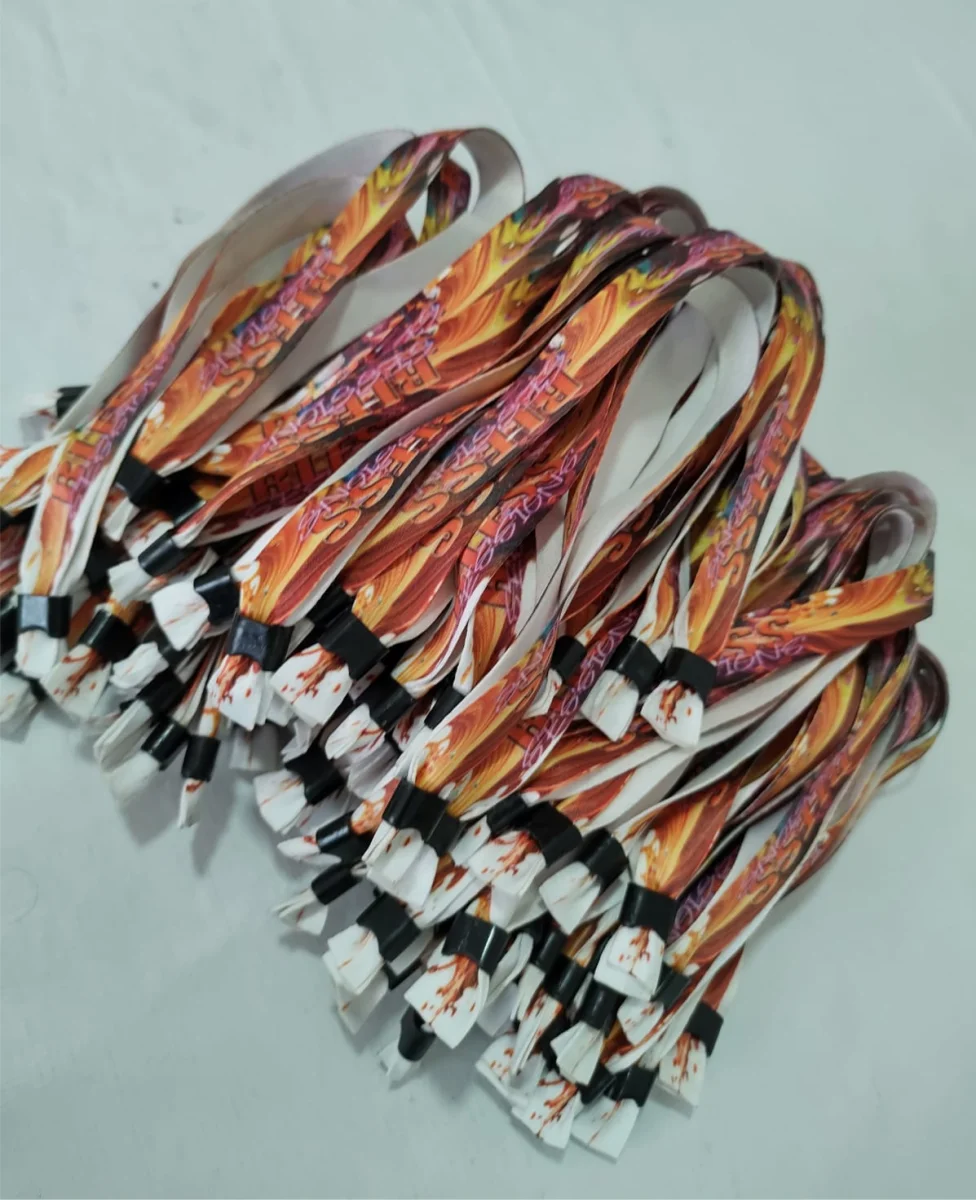 Pulseiras Personalizadas de Tecido 30 unds - Imagem 3