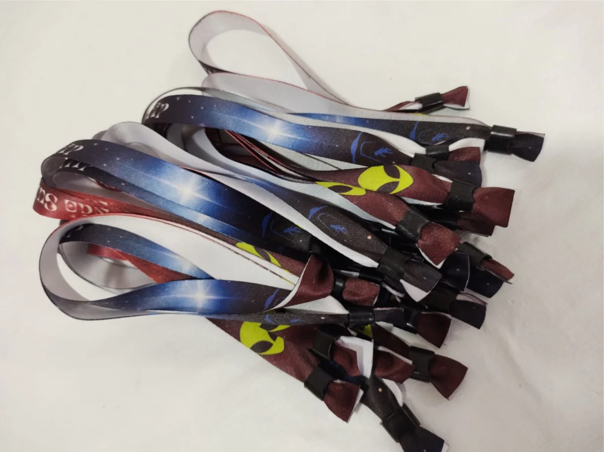 Pulseiras Personalizadas de Tecido 40 unds - Imagem 1