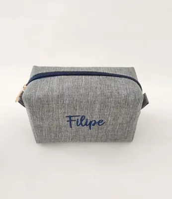 Nécessaire Masculina Box Personalizada com Bordado