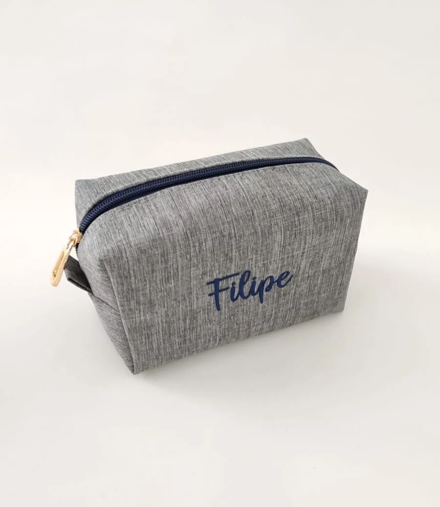Nécessaire Masculina Box Personalizada com Bordado - Imagem 3