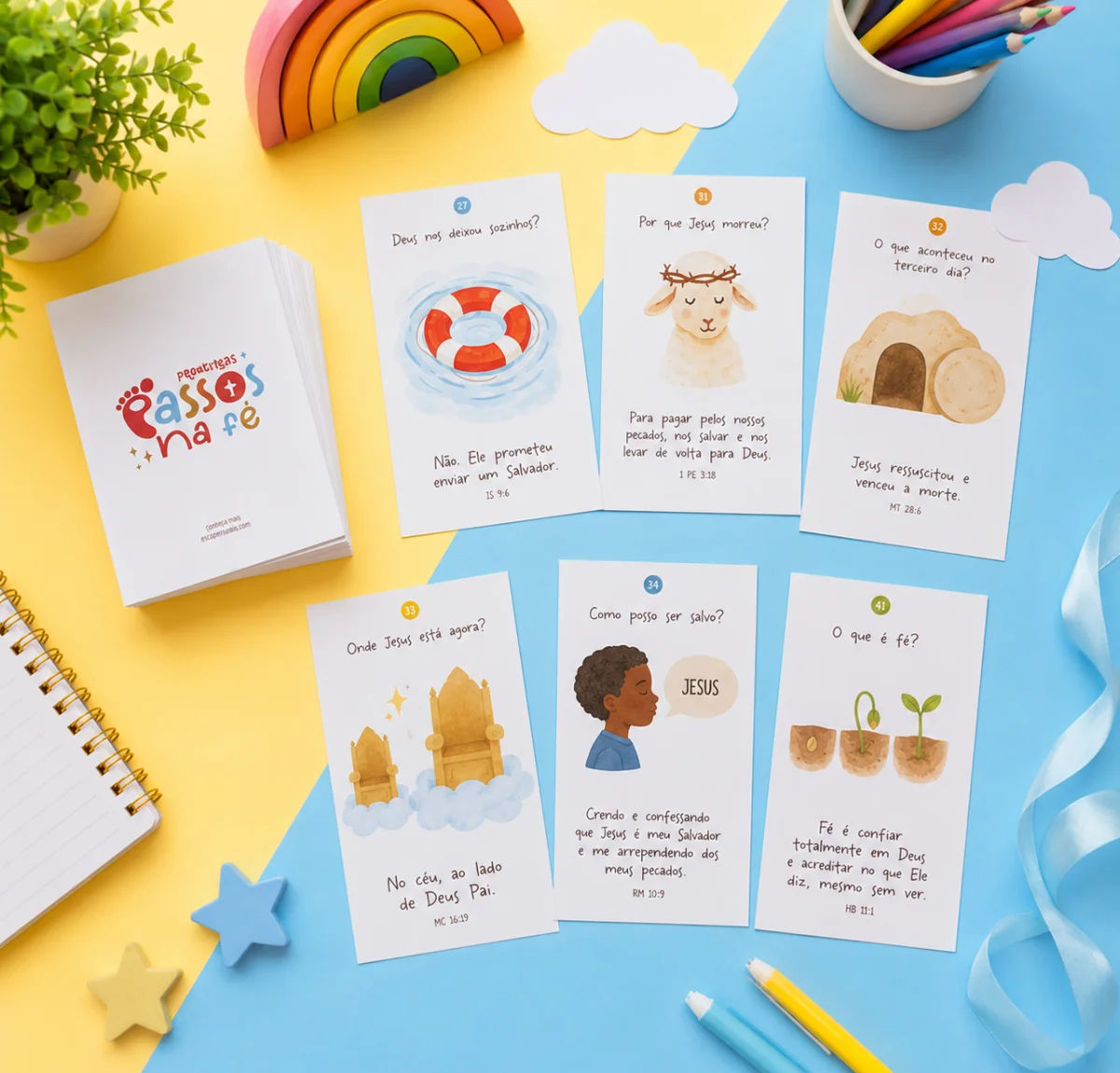 Arquivo Digital Primeiros passos na Fé - Cards de memorização - Imagem 2