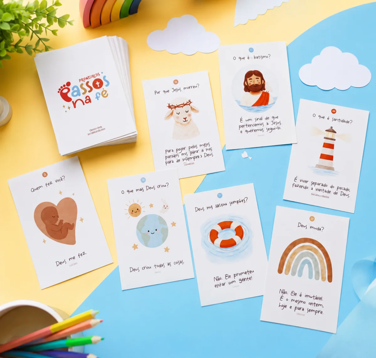 Arquivo Digital Primeiros passos na Fé - Cards de memorização - Imagem 1