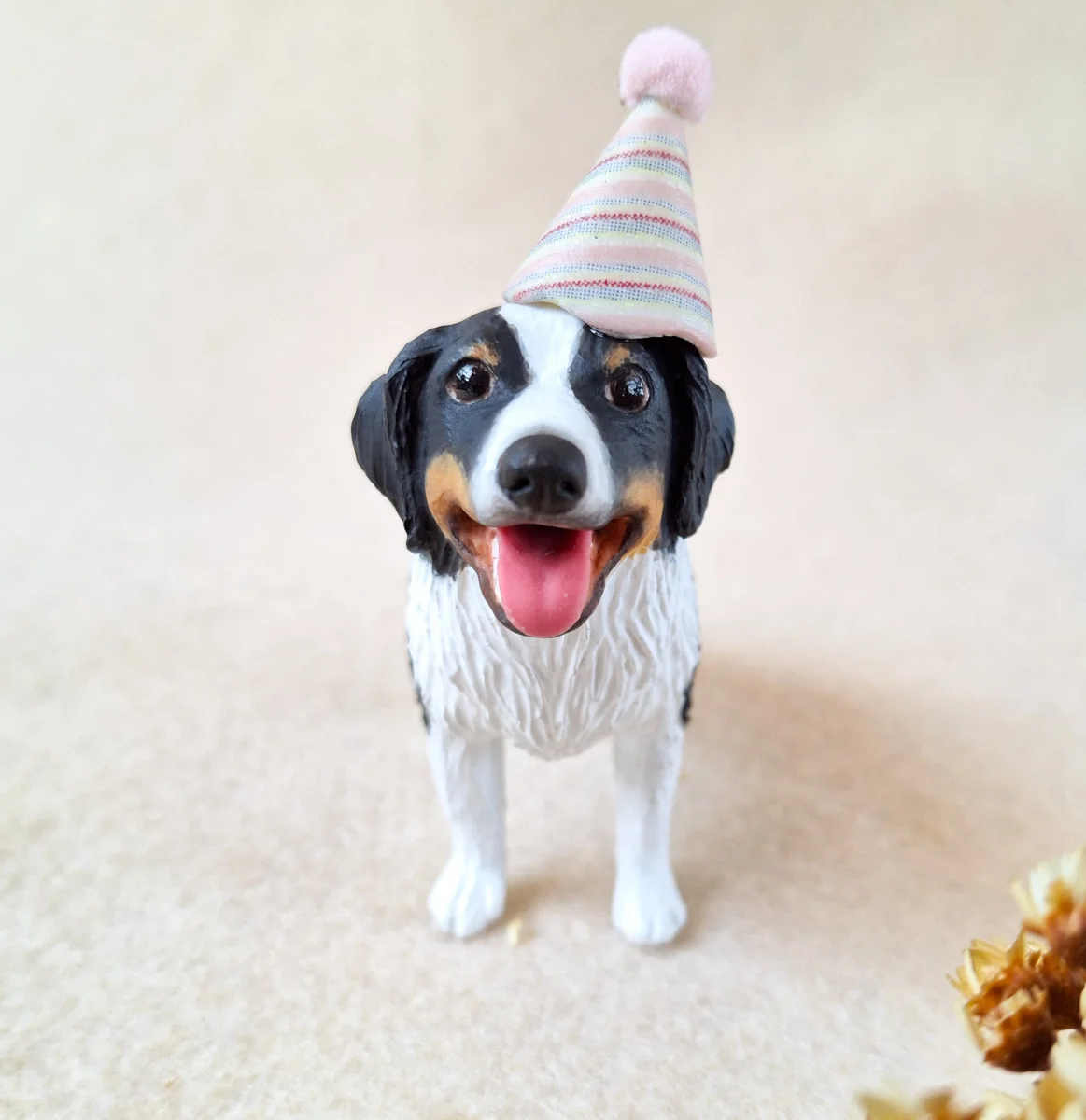 Topo de Bolo Pet Personalizado com Miniatura do Seu Cachorro - Imagem 3