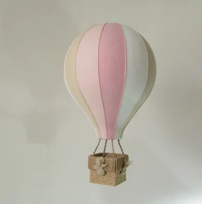 Balão Infantil Rosa e Bege (01 Unidade)