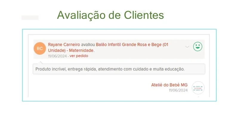 Balão Infantil Rosa e Bege (01 Unidade) - Imagem 6