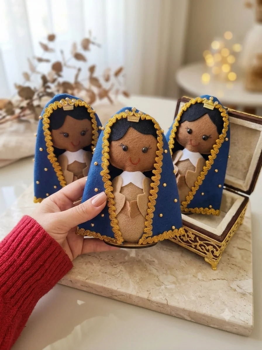 Nossa senhora Aparecida feltro - Imagem 1