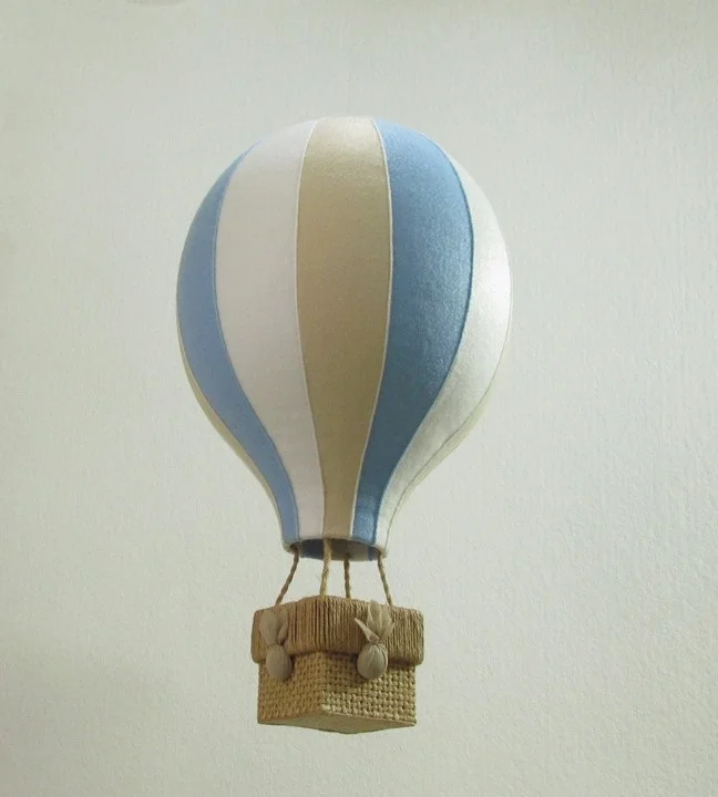 Balão Infantil Azul e Bege (01 Unidade) - Imagem 1