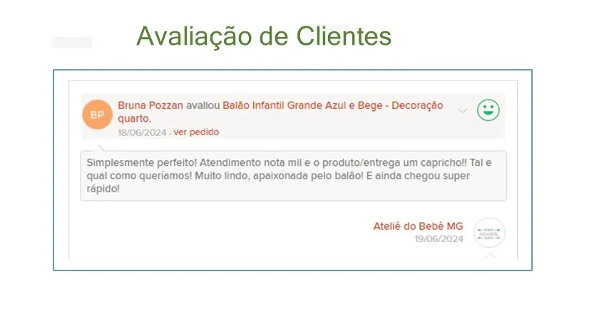 Balão Infantil Azul e Bege (01 Unidade) - Imagem 7