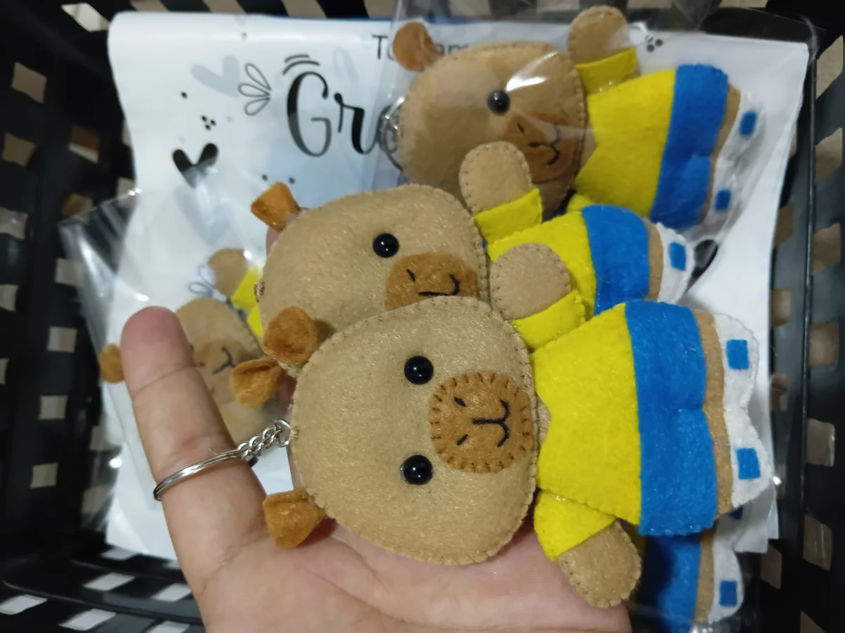 Chaveiro Capivara Uniforme Brasil - Imagem 5