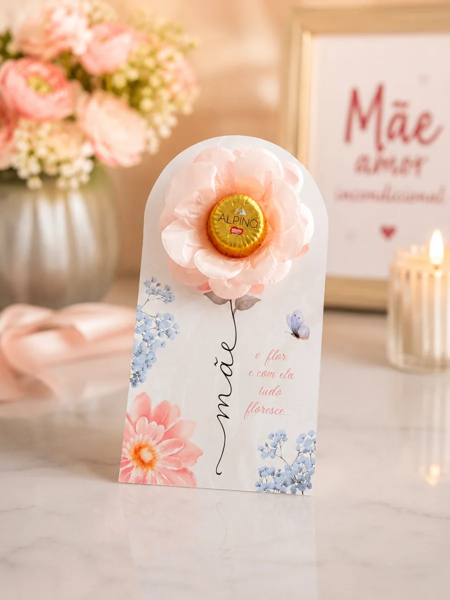 Arquivo Digita Card Porta bombom dia das Mães - Imagem 1