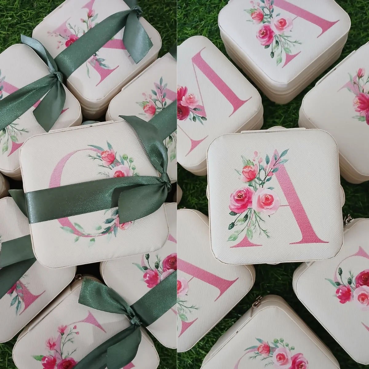 Porta Joias Personalizado Inicial do Nome | Organizador de Joias Feminino | Presente Delicado - Imagem 1