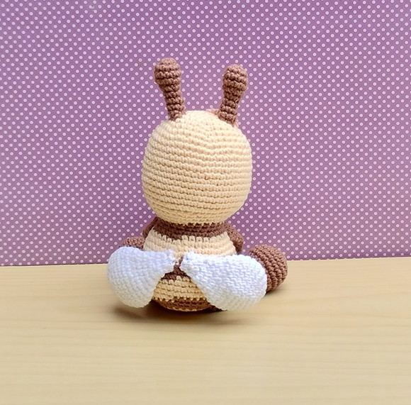 Abelha Berê Amigurumi - Imagem 4