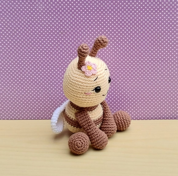 Abelha Berê Amigurumi - Imagem 3
