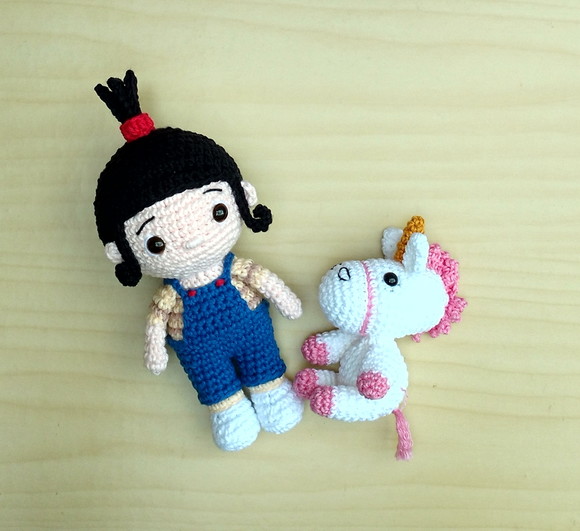 Kit Agnes e Fluffy Amigurumi - Imagem 3