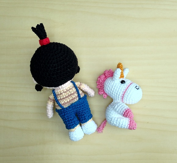 Kit Agnes e Fluffy Amigurumi - Imagem 5