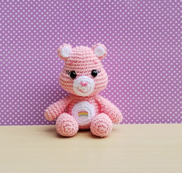 Ursinha Animadinha Amigurumi