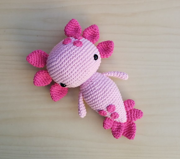 Axolote Tutti-frutti Amigurumi - Imagem 2