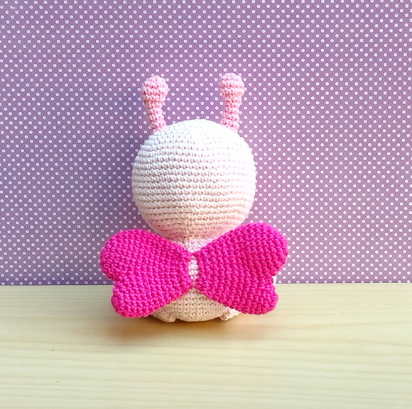 Borboleta Bia Amigurumi - Imagem 4