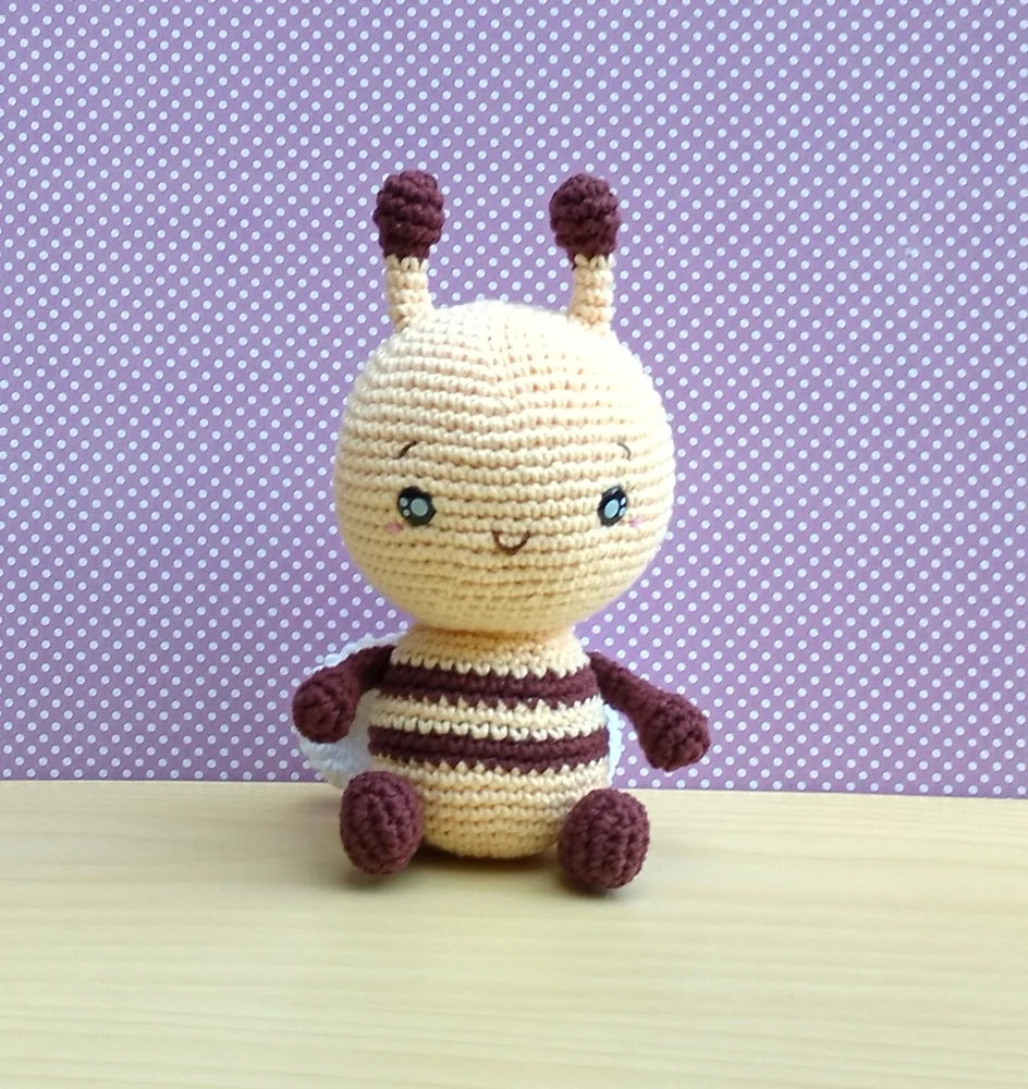 Borboleta Bia e Abelha Mia Amigurumi - Imagem 6