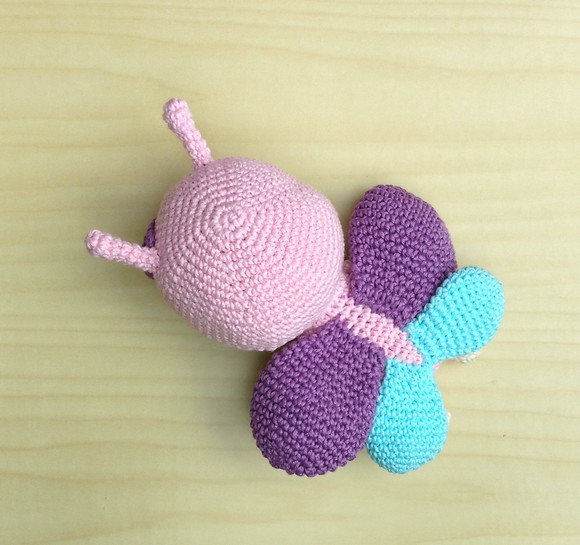 Borboleta Tina Amigurumi - Imagem 3