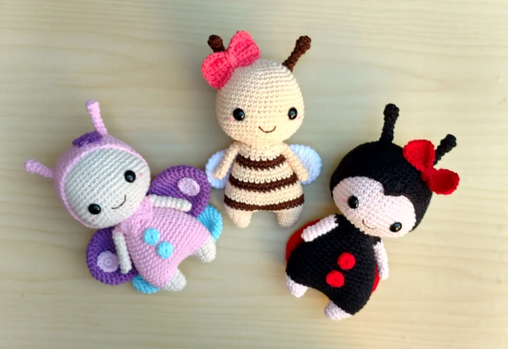 Borboleta Tina Amigurumi - Imagem 4