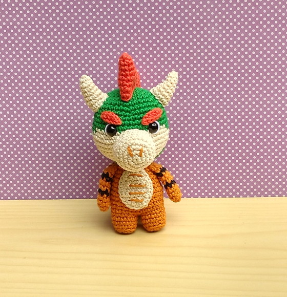 Bowser - chibi Amigurumi