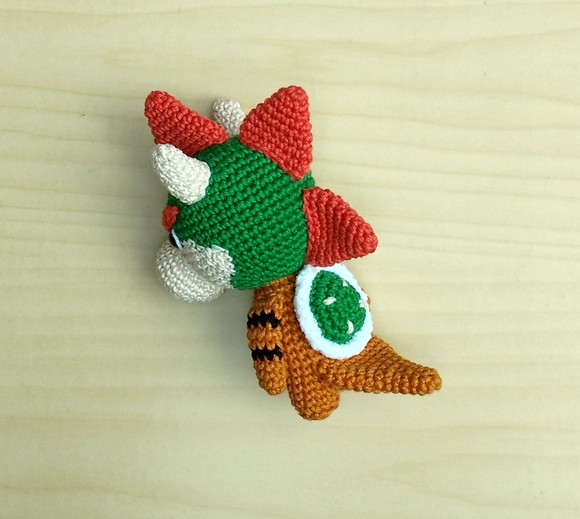 Bowser - chibi Amigurumi - Imagem 3