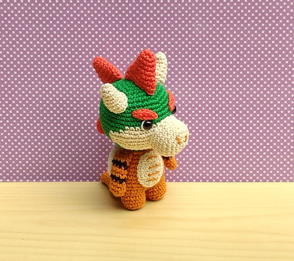 Bowser - chibi Amigurumi - Imagem 2
